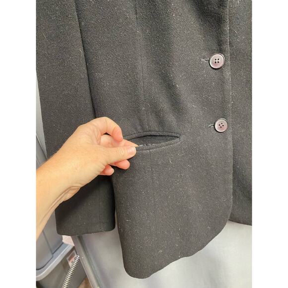 Vintage Norton McNaughton Petite black blazer (b43) - Picture 5 of 12